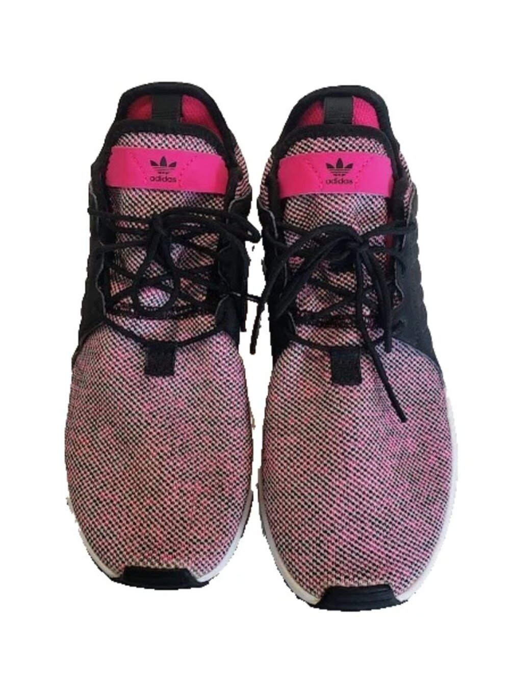 Adidas X_PLR J Shock Pink Black Sneakers Kids size 6.5 Fits Women's Size 8